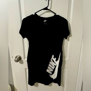 Nike T shirt Dress Black